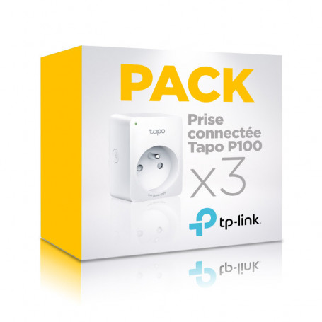 TP-LINK Tapo P100 (pack de 2) - Prise connectée - Garantie 3 ans LDLC