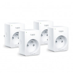 Pack 4 prises connectées Wi-Fi TP-Link Tapo P100 compatible assistants Google et Amazon