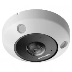 Caméra fisheye 360° Hikvision DS-2CD63C5G1-IVS Ultra HD 12MP PoE vision de nuit 15 mètres