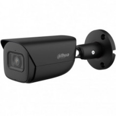 Caméra de surveillance Dahua IPC-HFW3841EP-AS-28B-S2-Black 8MP tube noire avec IA et vision de nuit 30 mètres