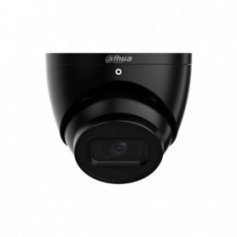 Caméra de surveillance Dahua IPC-HDW3841EMP-S-28B-S2-BL WizSense 8MP noire tourelle Eyeball avec IA et vision de nuit 30 mètres