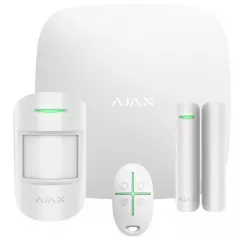 Kit alarme maison sans fil Ajax StarterKit Jeweller blanc jusqu'à 100 dispositifs