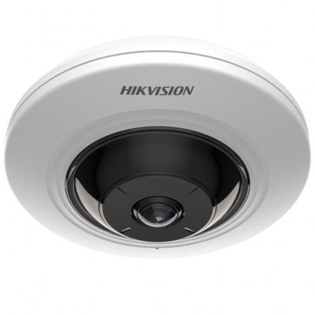 Caméra de sécurité fisheye 180° 5MP H265+ Hikvision DS-2CD3956G2-ISU vision nocturne jusqu'à 8 mètres