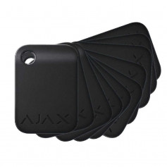Pack 10 badges noir sans contact Ajax Tag pour alarme Hub Ajax Jeweller