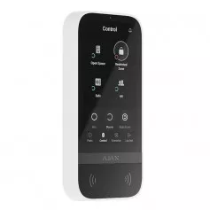 Clavier tactile sans fil blanc Ajax KeyPad TouchScreen Jeweller