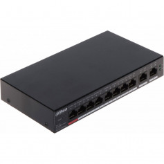 Dahua DH-CS4010-8ET-110 switch PoE 10 ports longue distance jusqu'à 250 mètres avec 8 ports PoE ports géré via Cloud