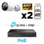 Kit vidéosurveillance 2 caméras 4MP TP-Link VIGI C345