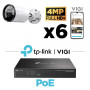 Kit vidéosurveillance 6 caméras TP-Link VIGI C345