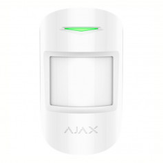 Détecteur de mouvement sans fil haute immunité animaux Ajax MotionProtect Plus Jeweller blanc pour alarme Ajax