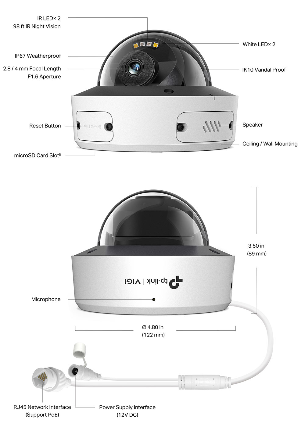 Schéma caméra VIGI InSight S245