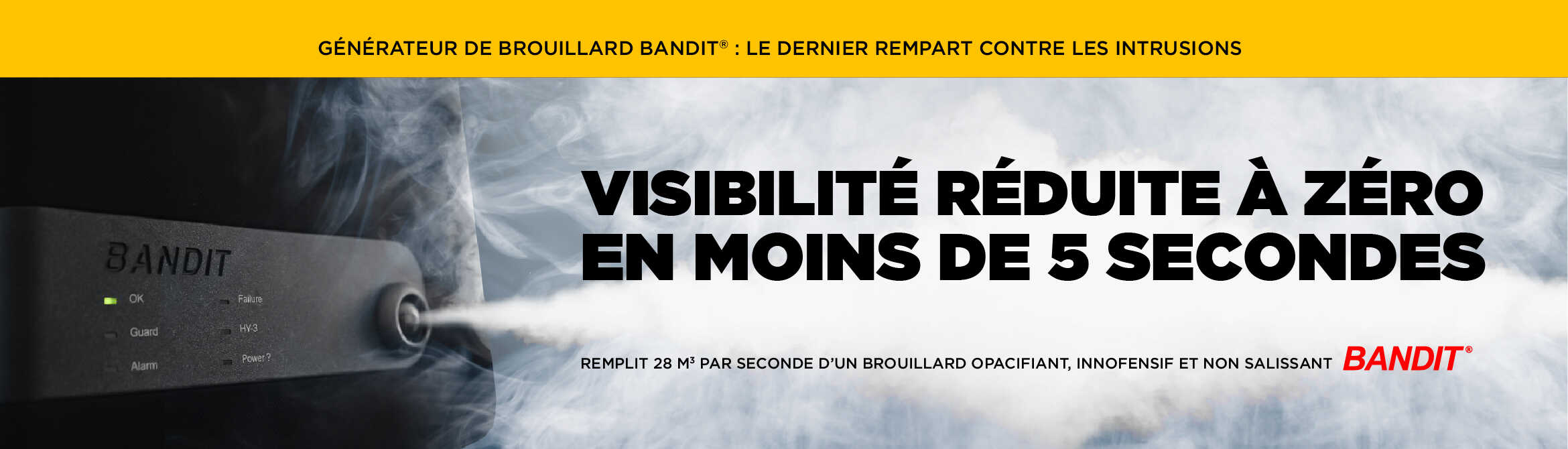 Générateurs de brouillard BANDIT